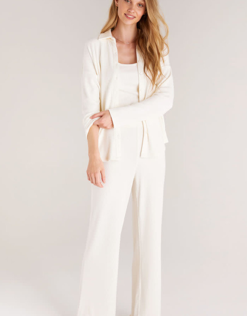 Z SUPPLY BUTTON UP RIB LS TOP