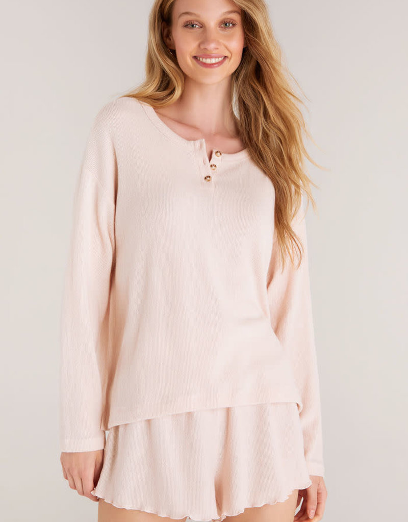 Z SUPPLY DREAM TIME RIB LS TOP