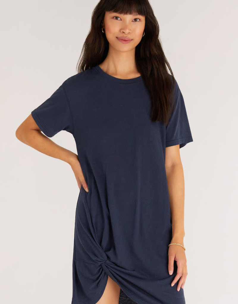 Z SUPPLY DENNY TWIST T-SHIRT DRESS