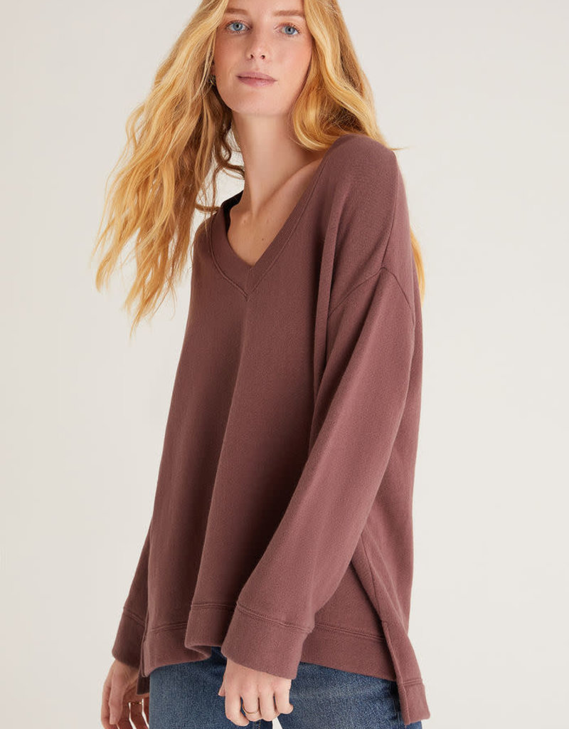 Z SUPPLY JEANETTE OVERSIZED SWEATSHIRT