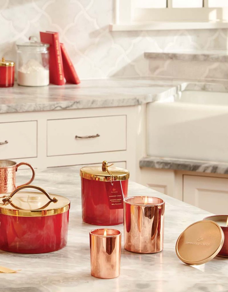 THYMES SIMMERED CIDER CANDLE TIN WITH GOLD LID