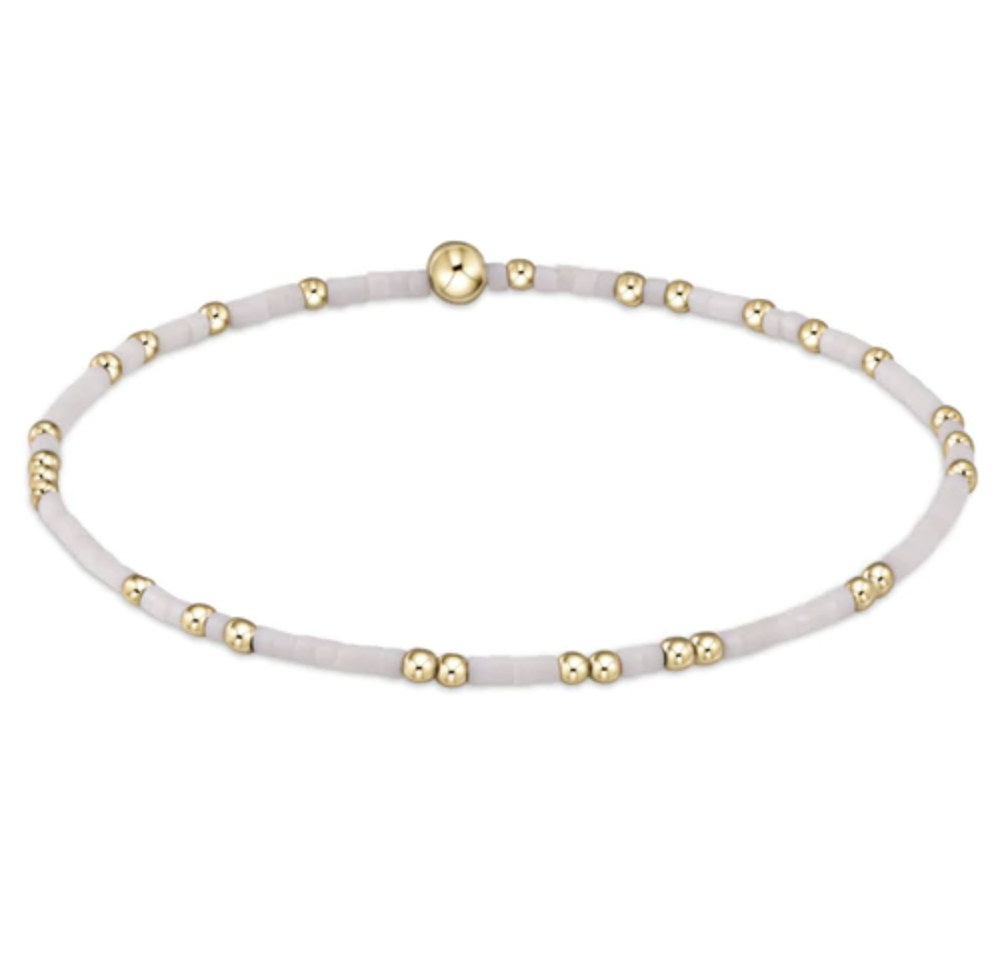 ENEWTON HOPE UNWRITTEN BRACELET-WHITE ENEWTON HOPE UNWRITTEN BRACELET-WHITE