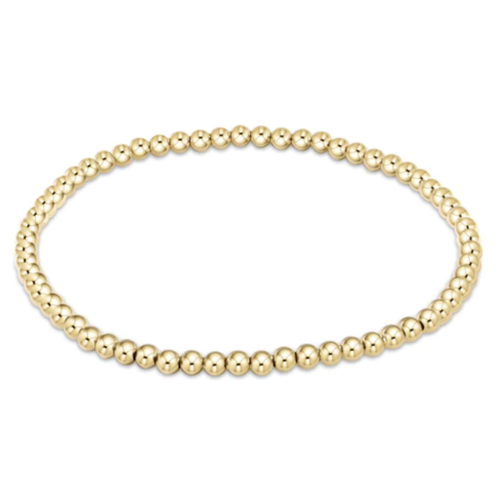 ENEWTON EXTENDS CLASSIC GOLD 3MM BEAD BRACELET