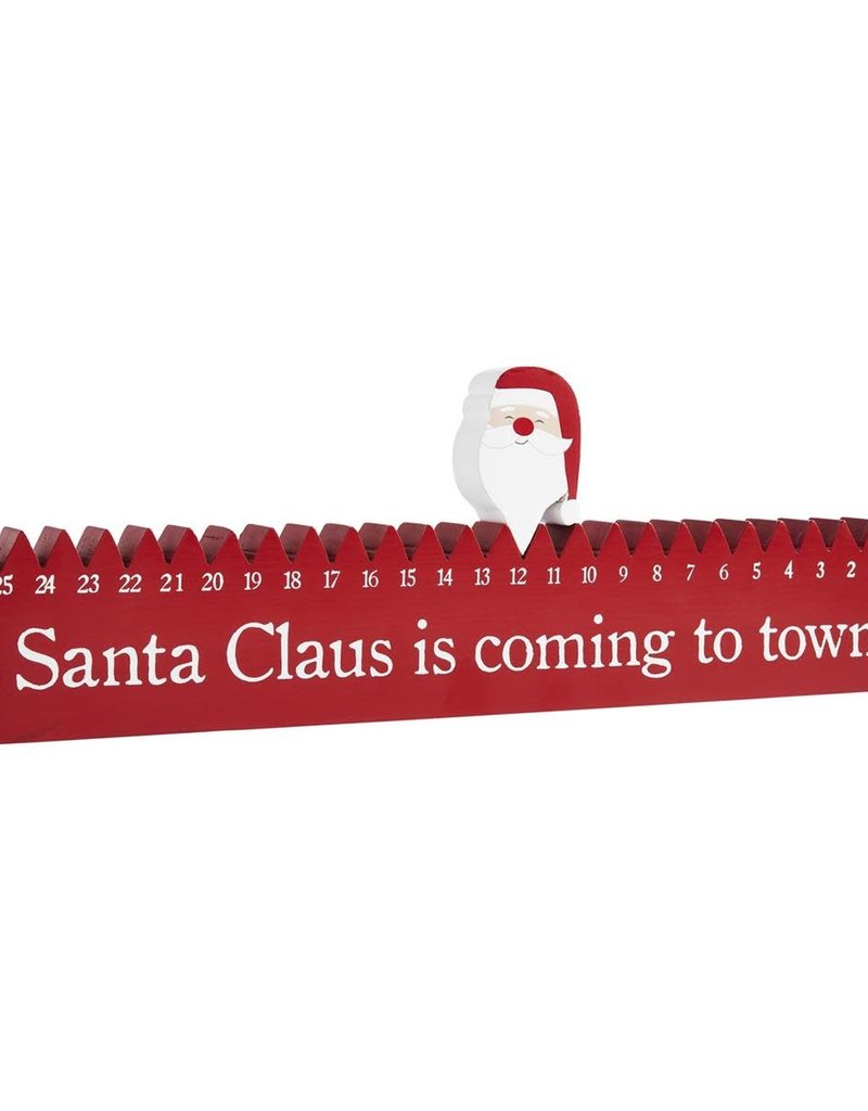 MUD PIE SANTA COUNTDOWN BLOCK