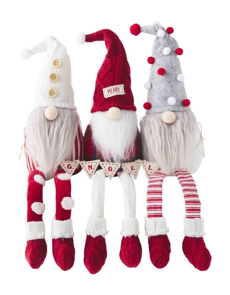 MUD PIE GNOEL TRIPLE GNOME SITTER
