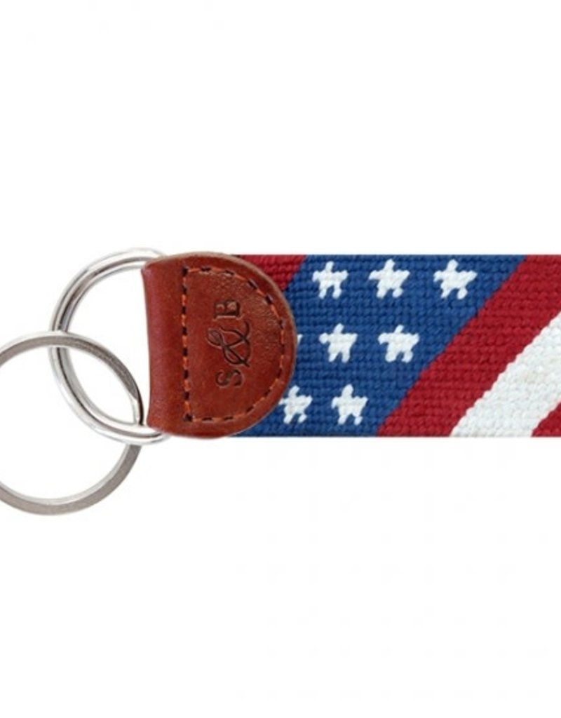 SMATHERS & BRANSON KEY FOB STAR SPANGLED BANNER