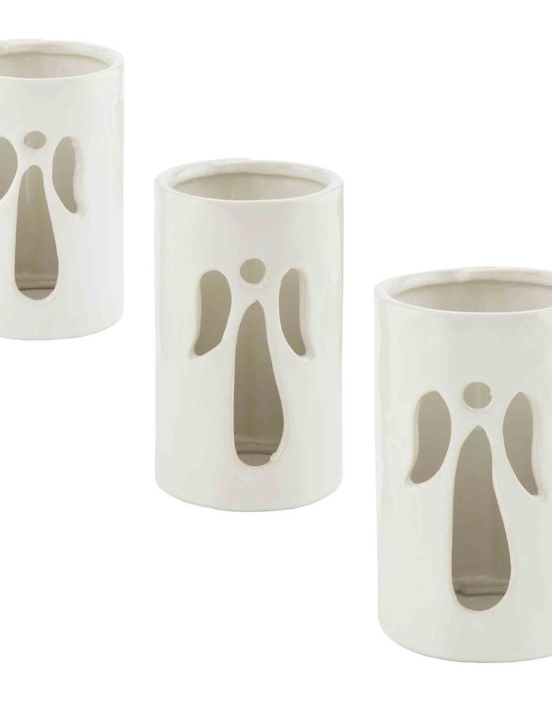 MUD PIE ANGEL VOTIVE HOLDERS