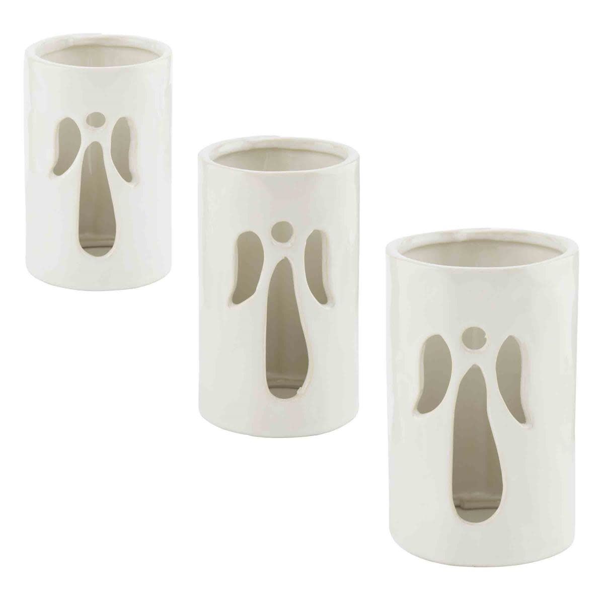 MUD PIE ANGEL VOTIVE HOLDERS MUD PIE ANGEL VOTIVE HOLDERS