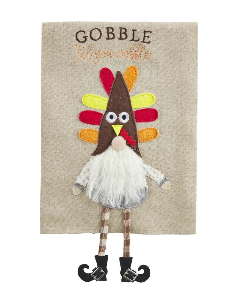 MUD PIE GNOME THANKSGIVING TOWELS