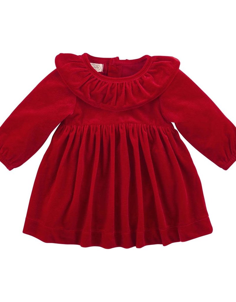 MUD PIE RED VELVET DRESS