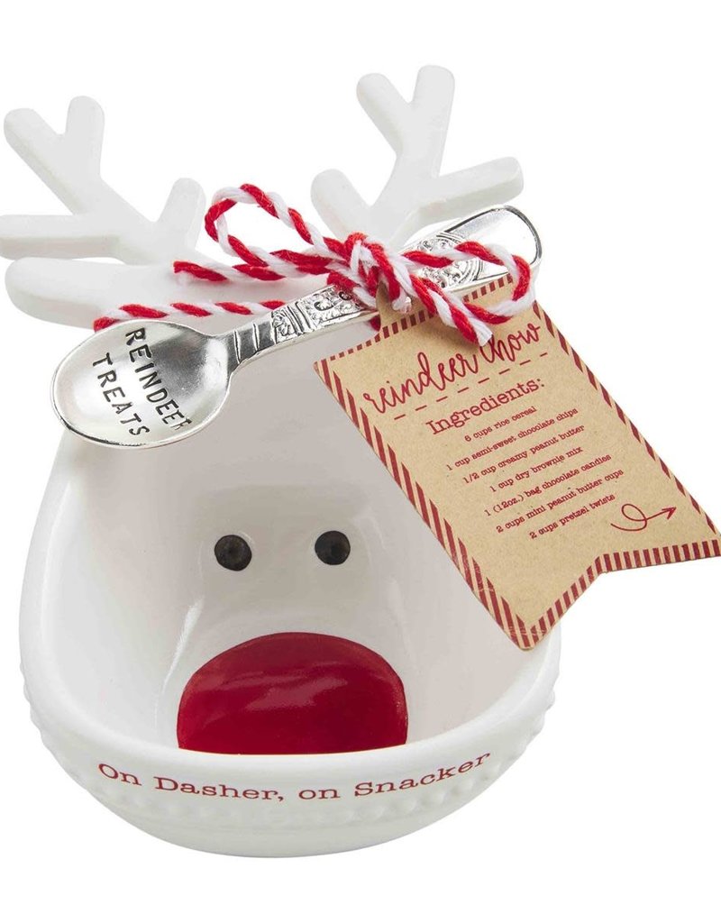 MUD PIE REINDEER & SNOWMAN DIP BOWL SETS