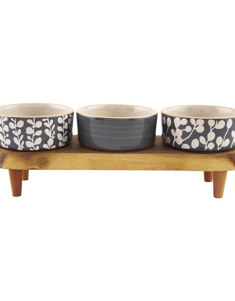 MUD PIE PINE HILL DIP BOWL TRIO