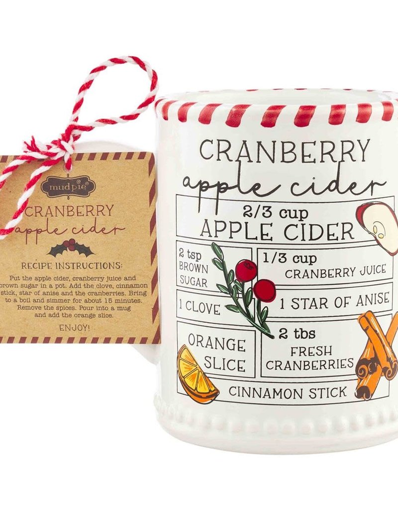 MUD PIE HOLIDAY DRINK RECIPE MUGS