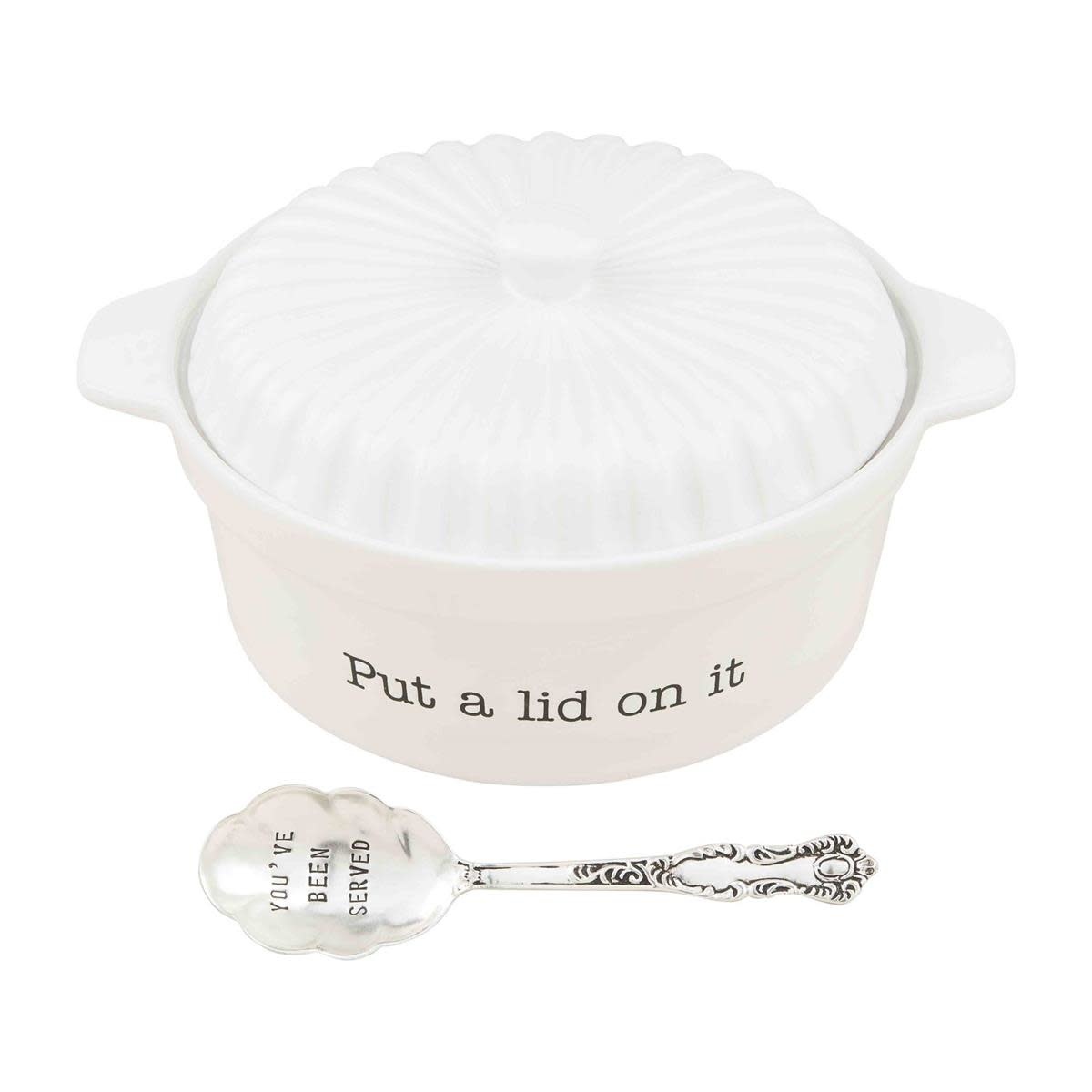 MUD PIE CIRCA LID ON IT BAKING DISH SET