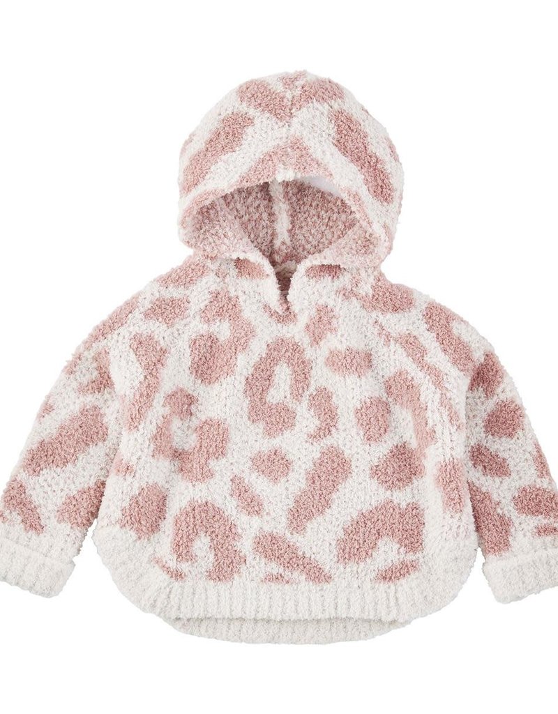MUD PIE CHENILLE LEOPARD PONCHO