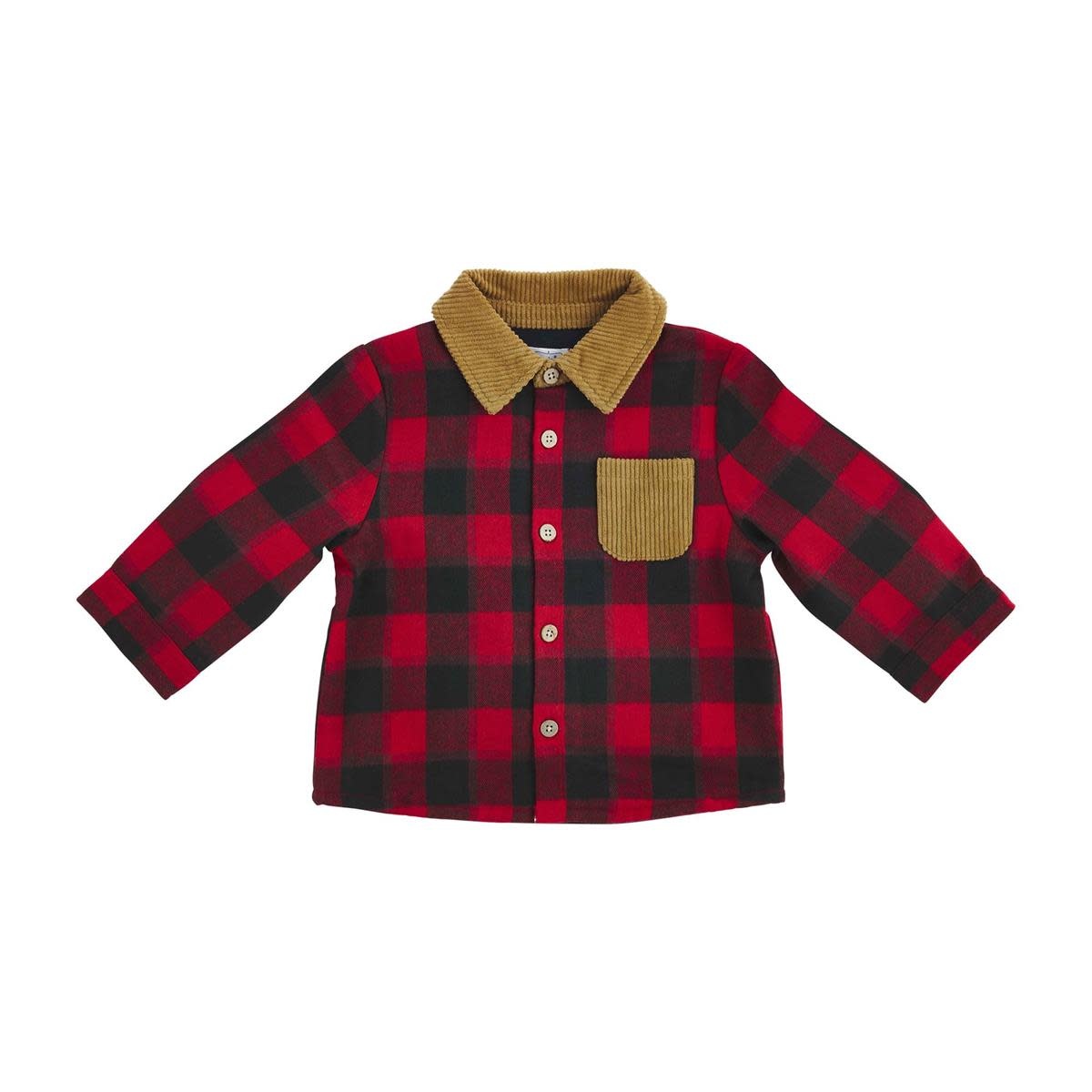 MUD PIE BUFFALO CHECK CORD SHACKET