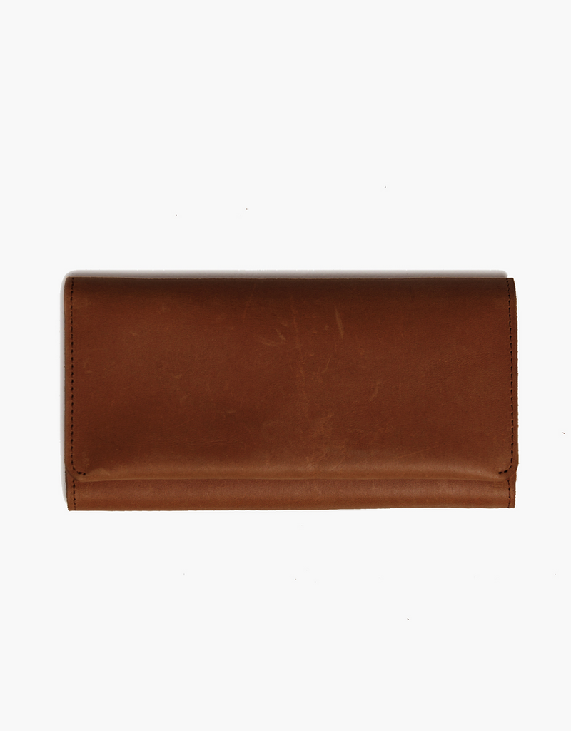Able DEBRE LEATHER WALLET-WHISKEY