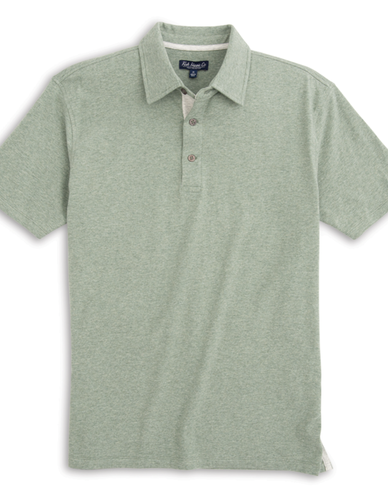 FISH HIPPIE HEATHERED BEACHAM POLO