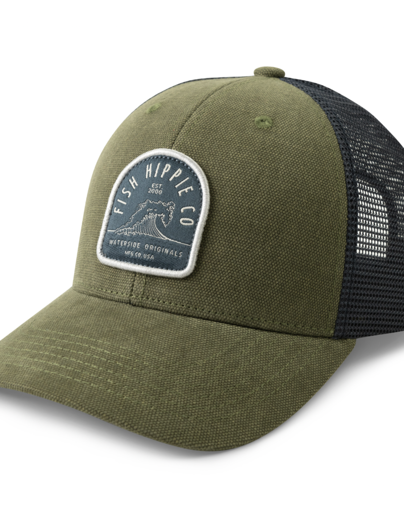 FISH HIPPIE ZEALOUS TRUCKER HAT-AGAVE