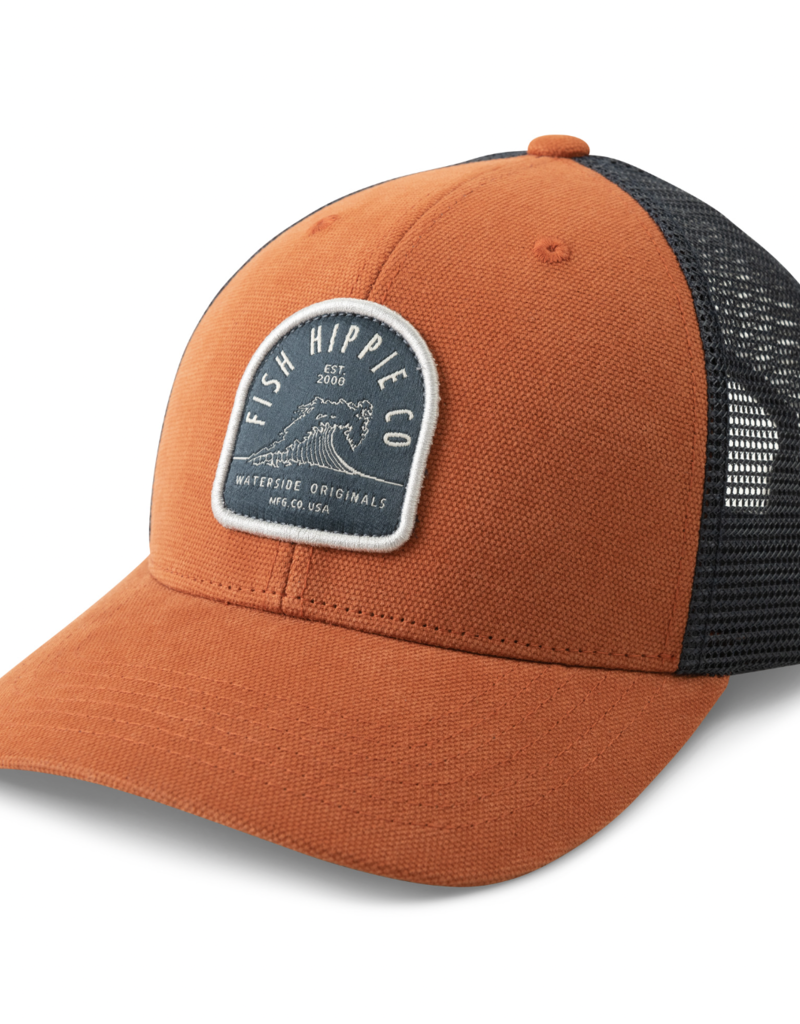 FISH HIPPIE ZEALOUS TRUCKER HAT-BRICK