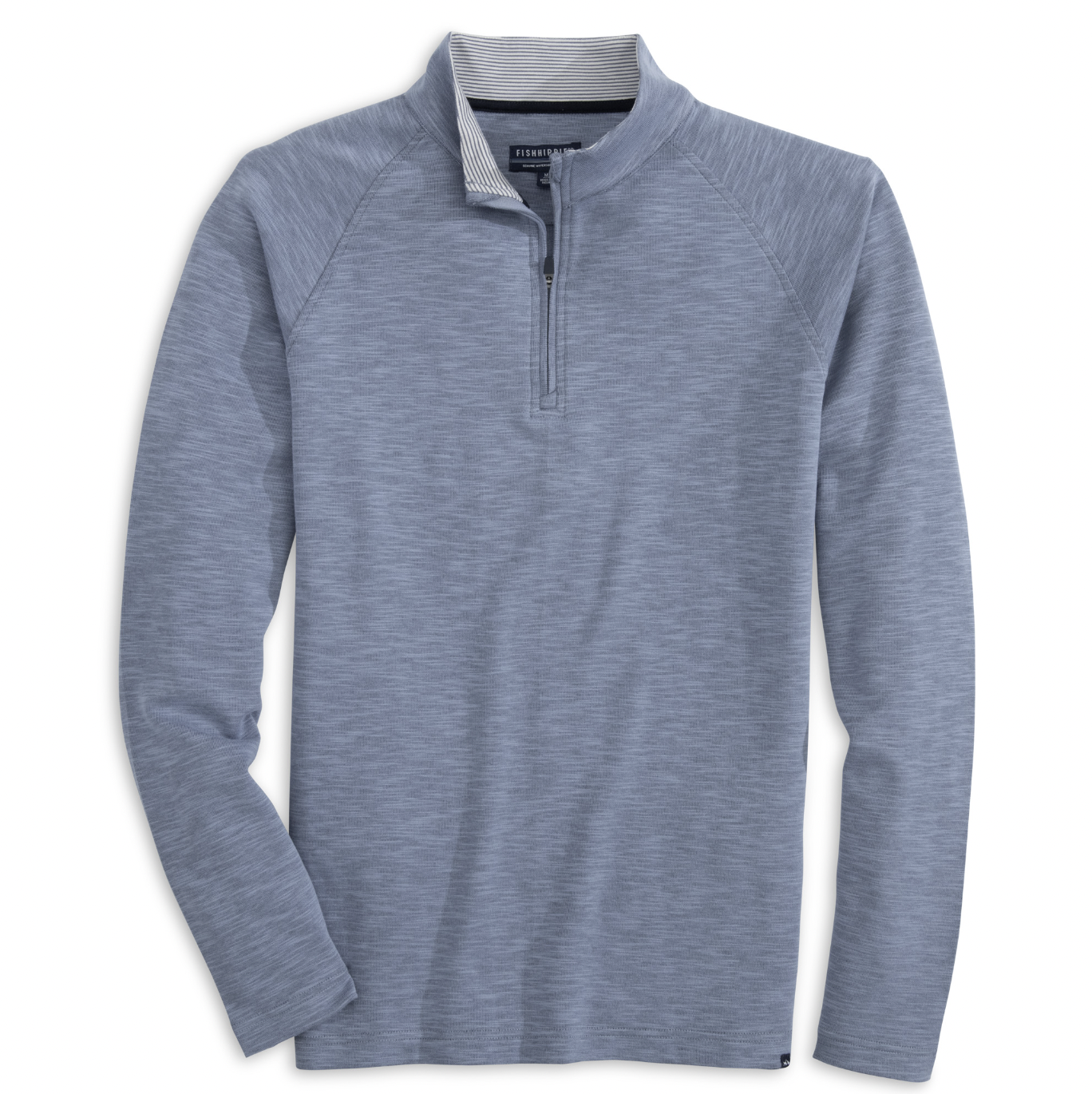 FISH HIPPIE RUTLAND 1/4 ZIP HEATHER PULLOVER FISH HIPPIE RUTLAND 1/4 ZIP HEATHER PULLOVER