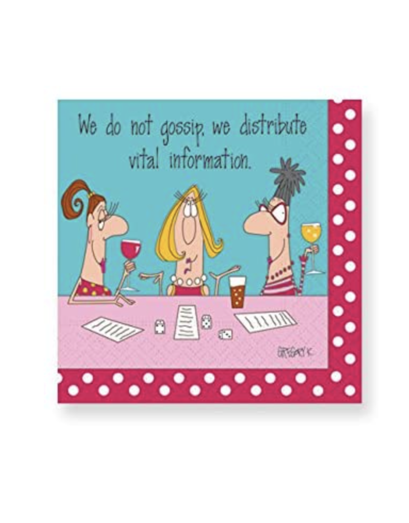 BEVERAGE NAPKIN-VITAL INFORMATION