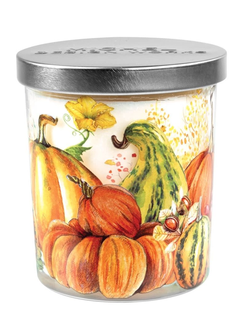 MICHEL DESIGN WORKS PUMPKIN PRIZE SCENTED JAR CANDLE
