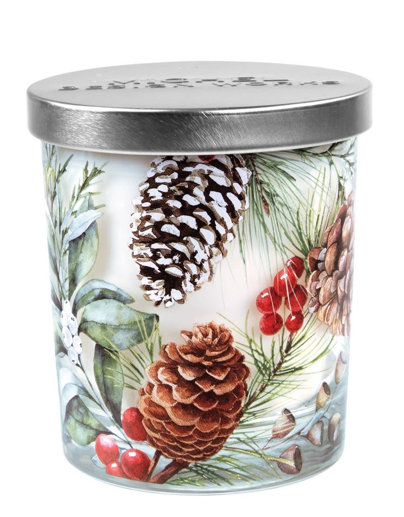 MICHEL DESIGN WORKS WHITE SPRUCE SCENTED JAR CANDLE