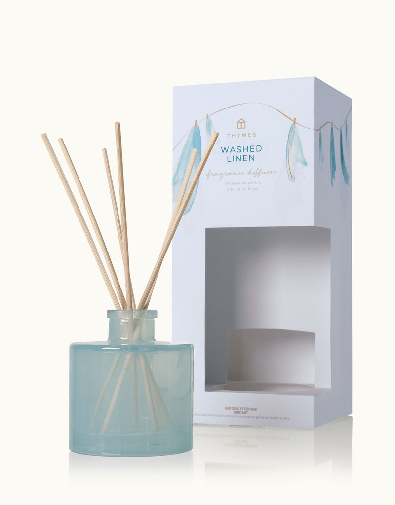 THYMES WASHED LINEN REED DIFFUSER, PETITE