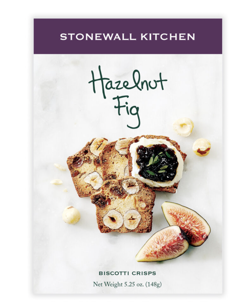 STONEWALL KITCHEN HAZELNUT FIG BISCOTTI CRISPS