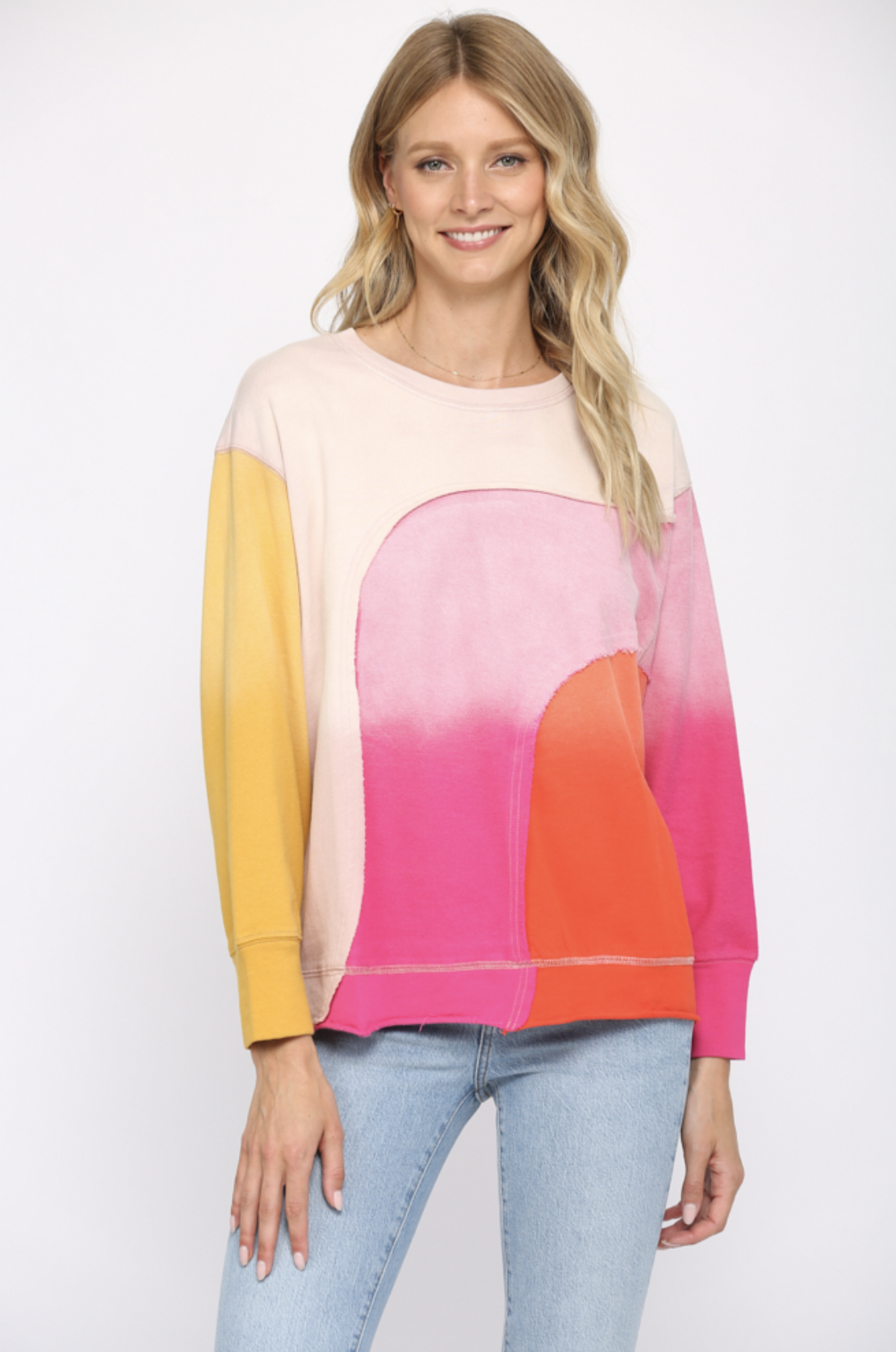 FATE HOT MESS COLORBLOCK TOP FATE HOT MESS COLORBLOCK TOP