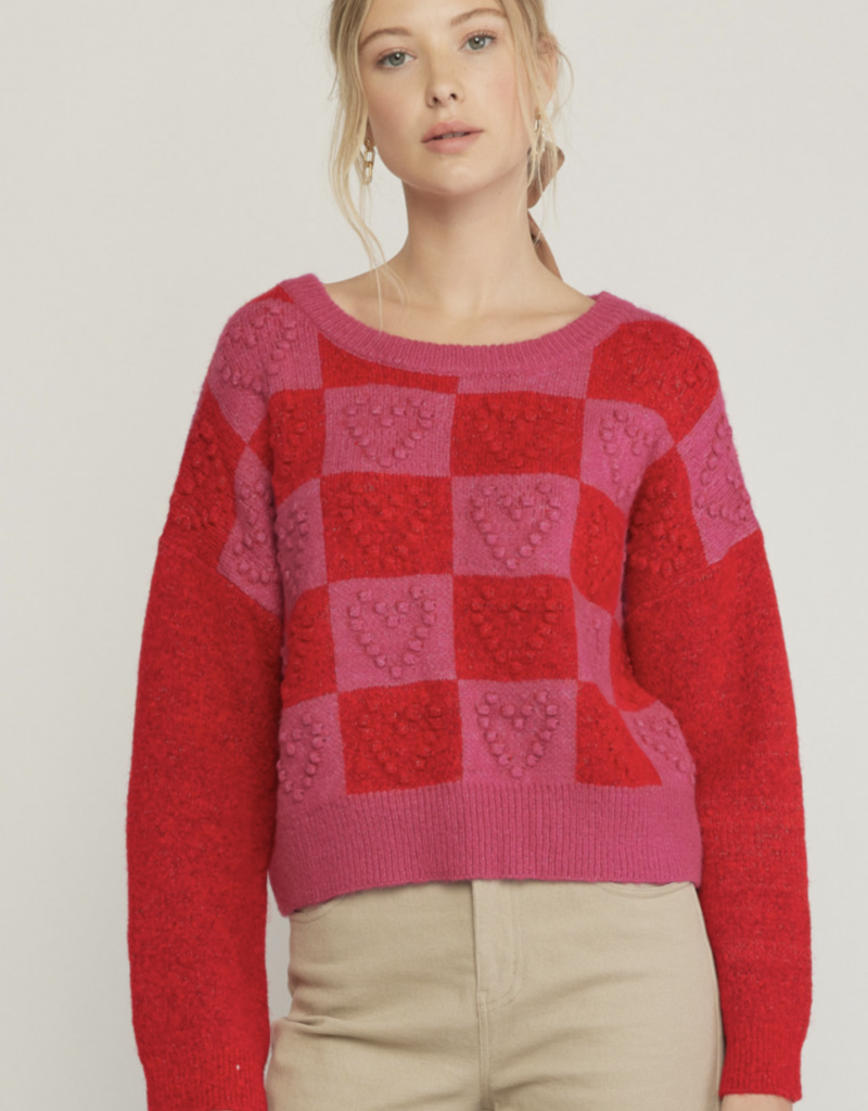 ENTRO HEART CHECKUP SWEATER