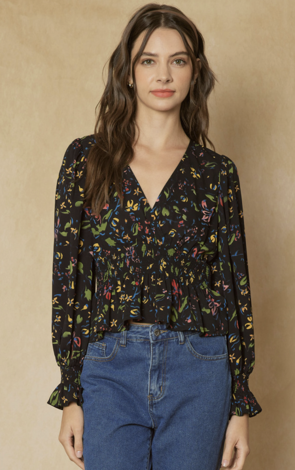 ENTRO NIGHT FLORAL TOP