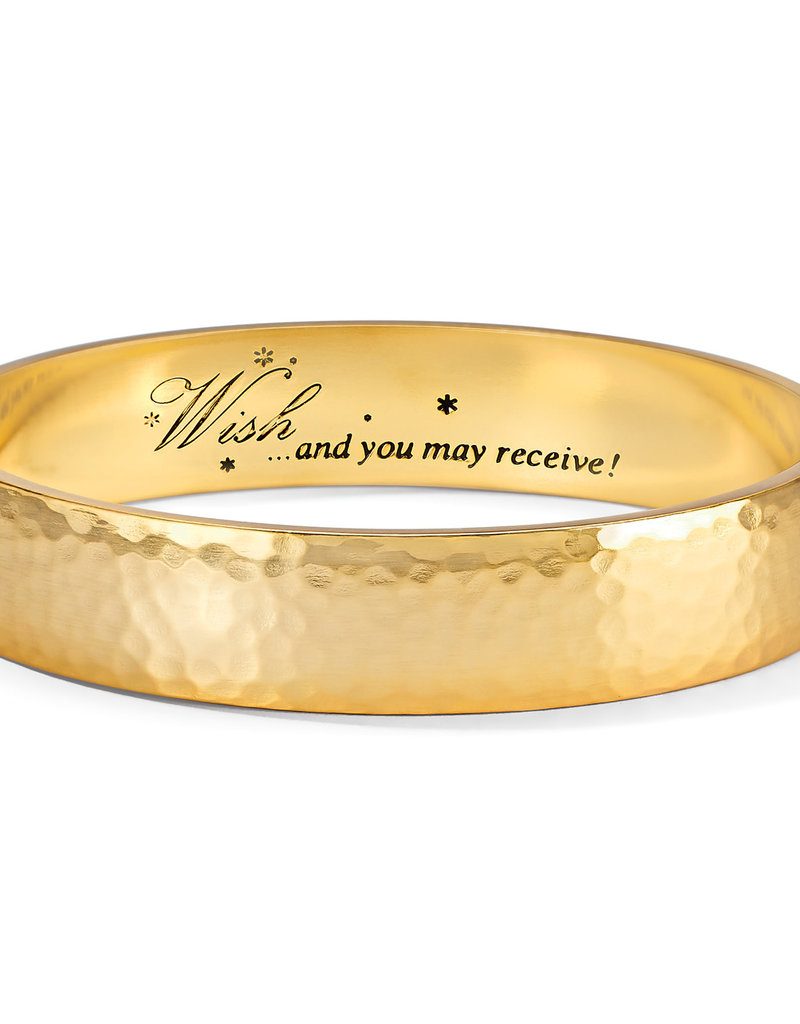 BRIGHTON APOLLO BRUSHED GOLD BANGLE