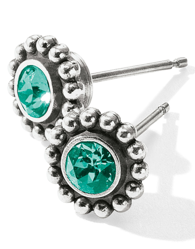BRIGHTON TWINKLE MINI POST EARRINGS EMERALD