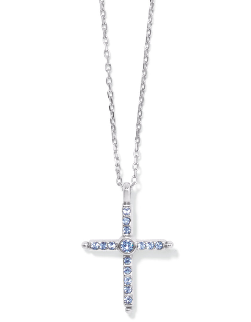 BRIGHTON COLOR DROPS CROSS NECKLACE