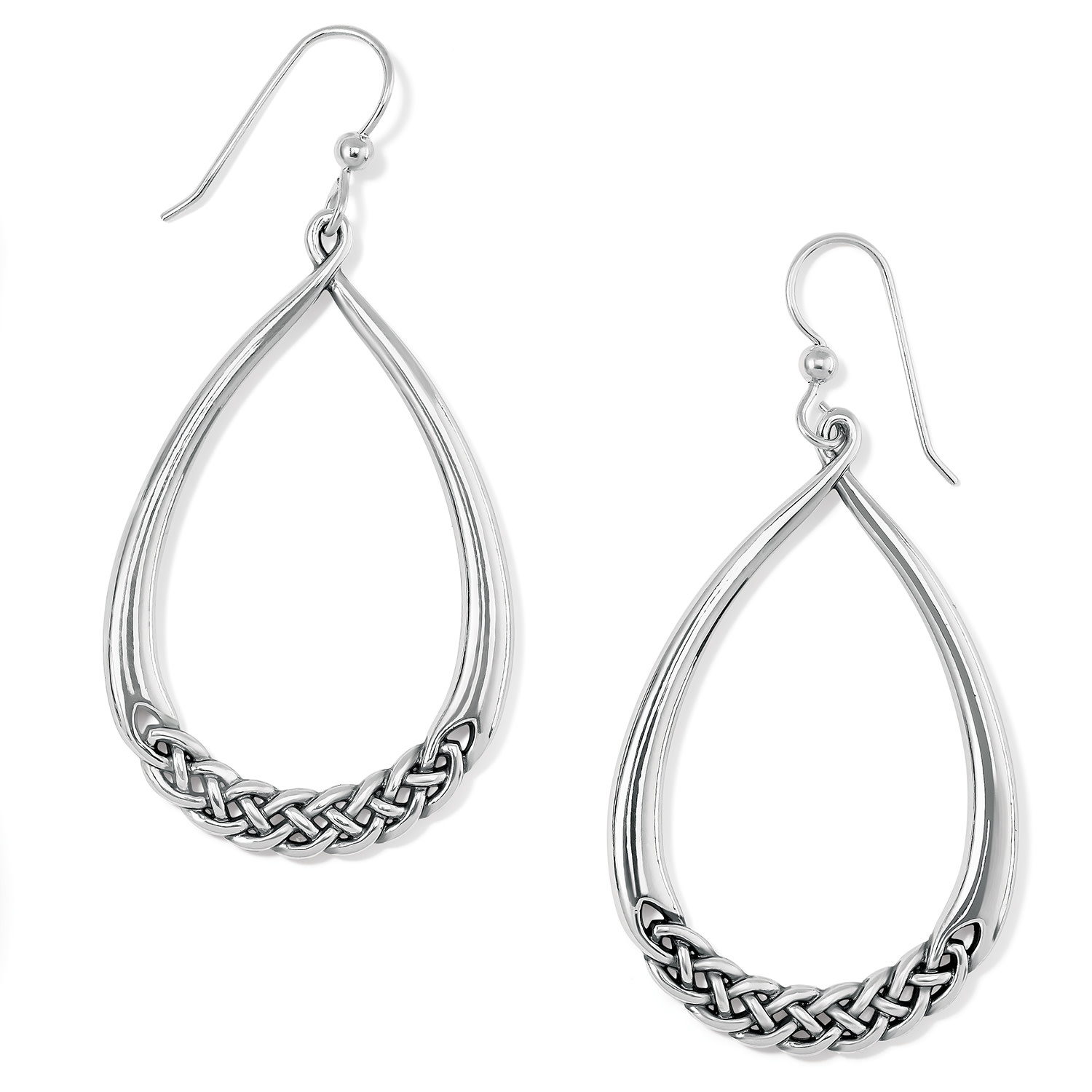 BRIGHTON INTERLOK BRAID DROP FRENCH WIRE EARRINGS BRIGHTON INTERLOK BRAID DROP FRENCH WIRE EARRINGS