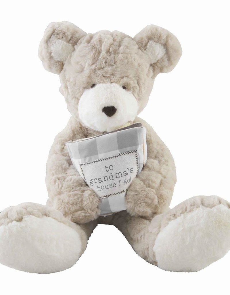 MUD PIE GRANDMA BEAR WITH BOOK