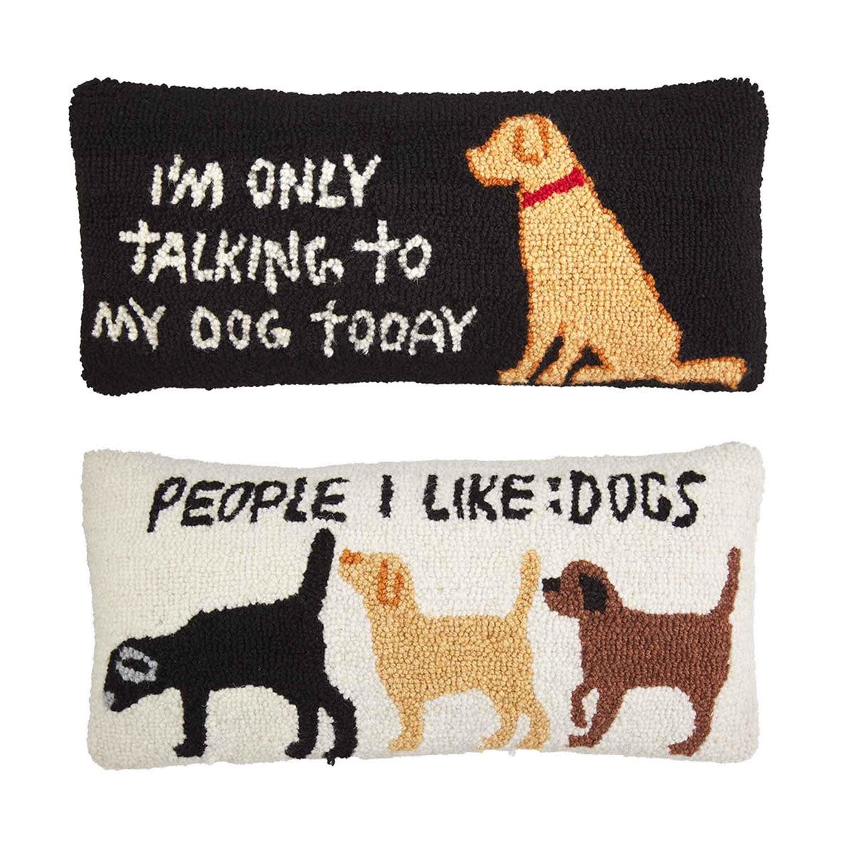 MUD PIE DOG HOOK PILLOWS MUD PIE DOG HOOK PILLOWS