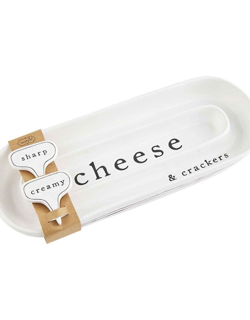 MUD PIE CHEESE & CRACKER DISH SET