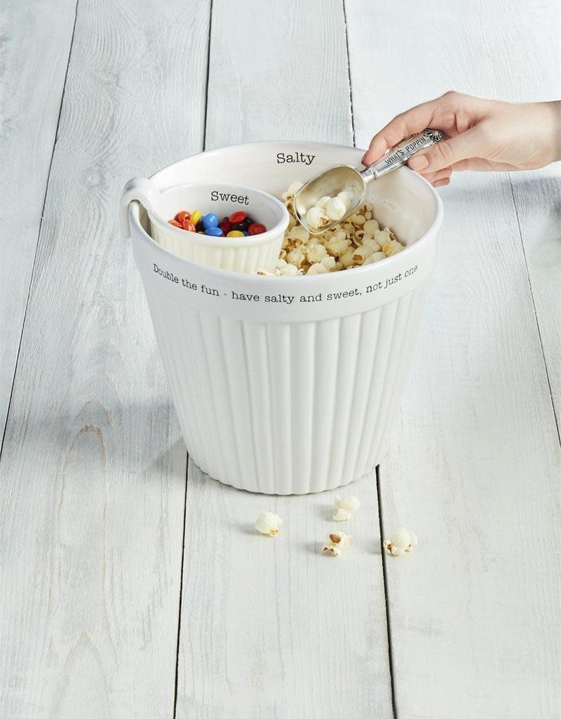 MUD PIE POPCORN & CANDY BOWL SET