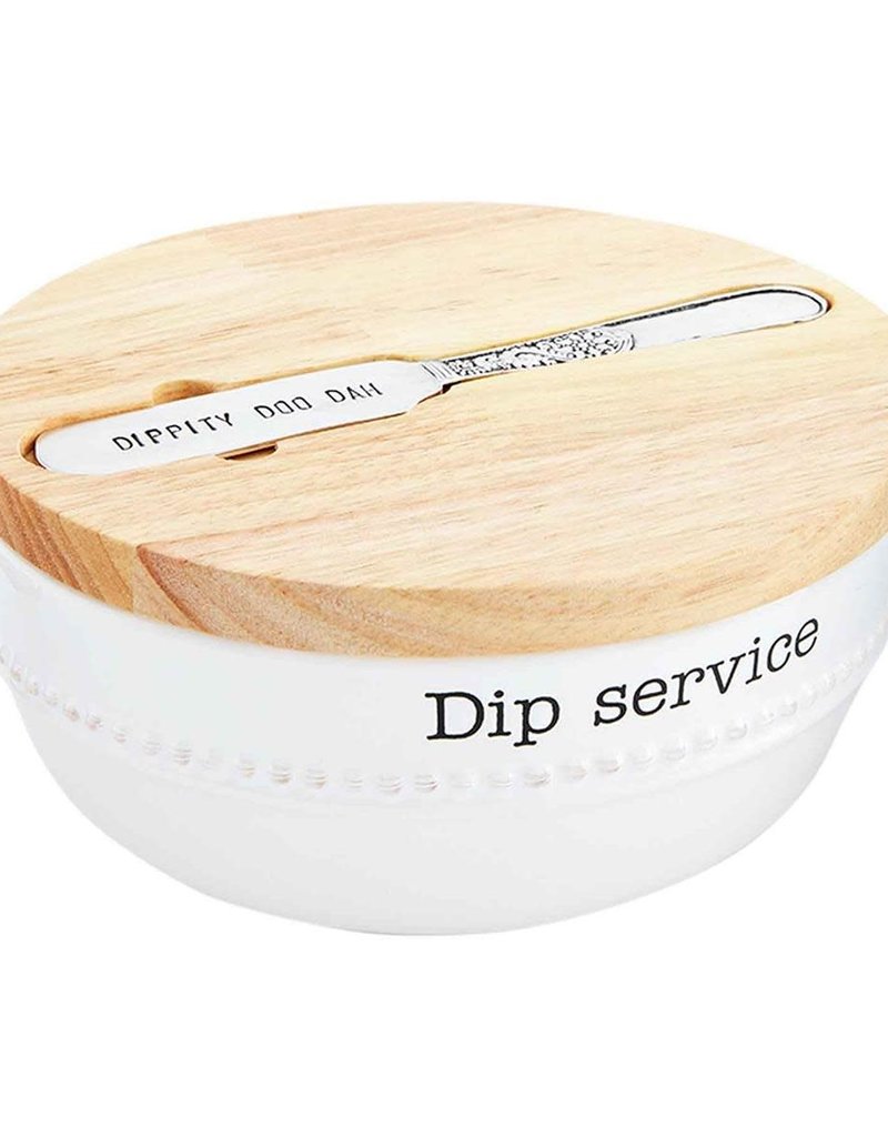 MUD PIE DIP BOWL WITH LID SET