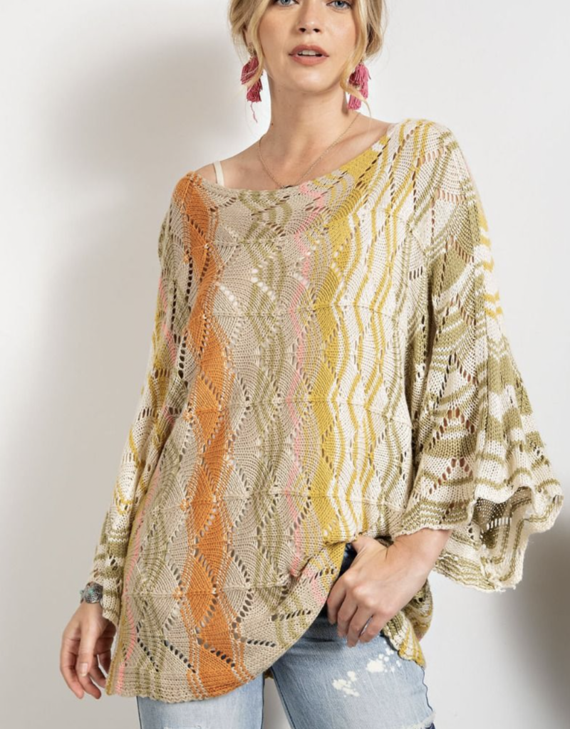 BRIANNA MIXED THREAD SWEATER