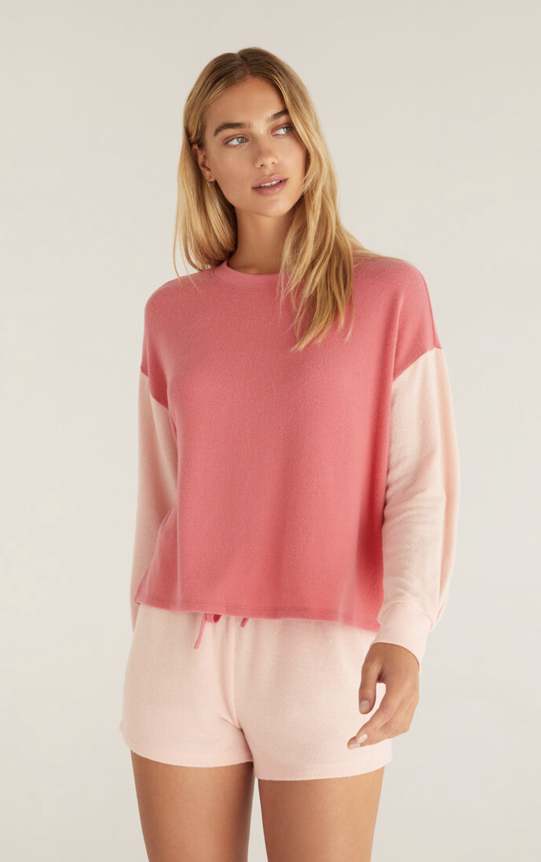 Z SUPPLY COLOR BLOCK LONG SLEEVE TOP Z SUPPLY COLOR BLOCK LONG SLEEVE TOP