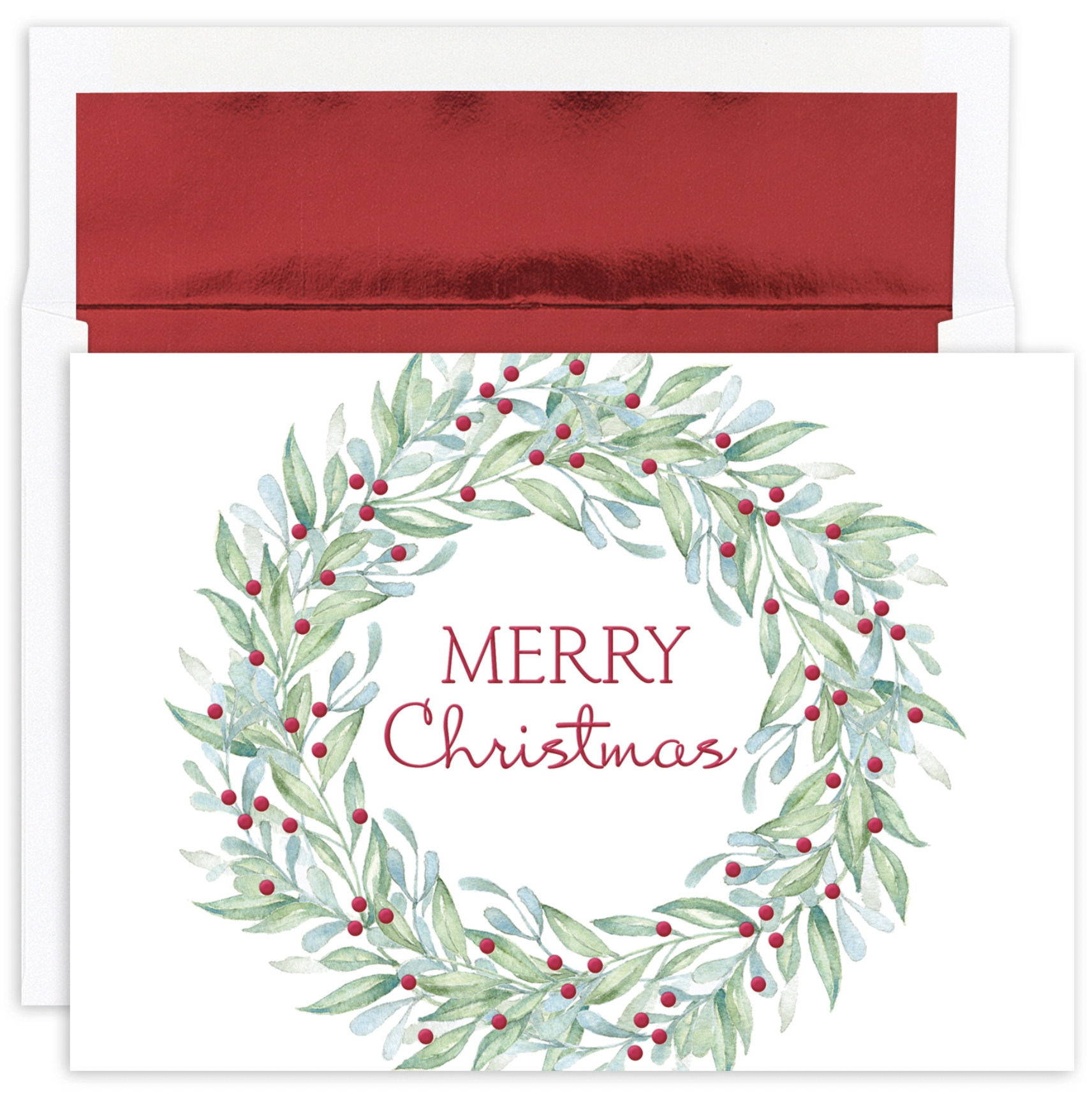 MASTERPIECE STUDIOS BOXED HOLIDAY CARDS-SIMPLE WREATH