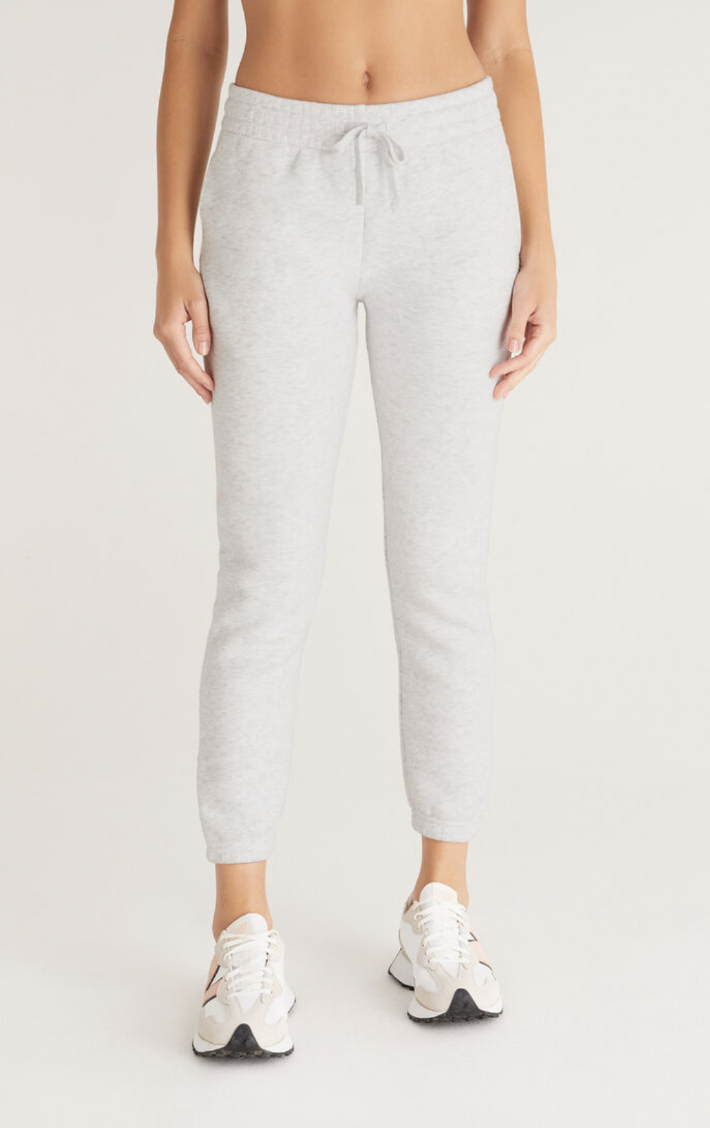 Z SUPPLY SLIM JOGGER-LIGHT HEATHER GRAY Z SUPPLY SLIM JOGGER-LIGHT HEATHER GRAY