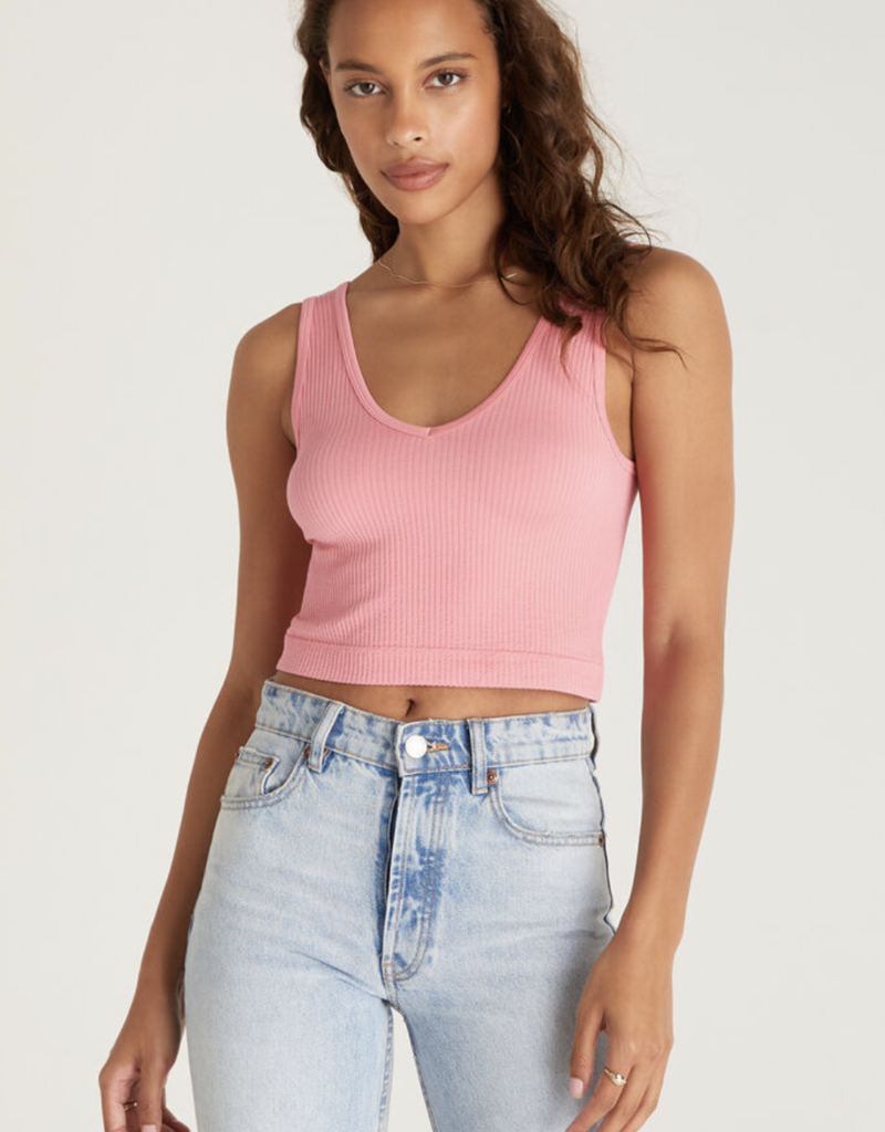 Z SUPPLY EFFORTLESS SEAMLESS TANK-SUNKISSED CORAL