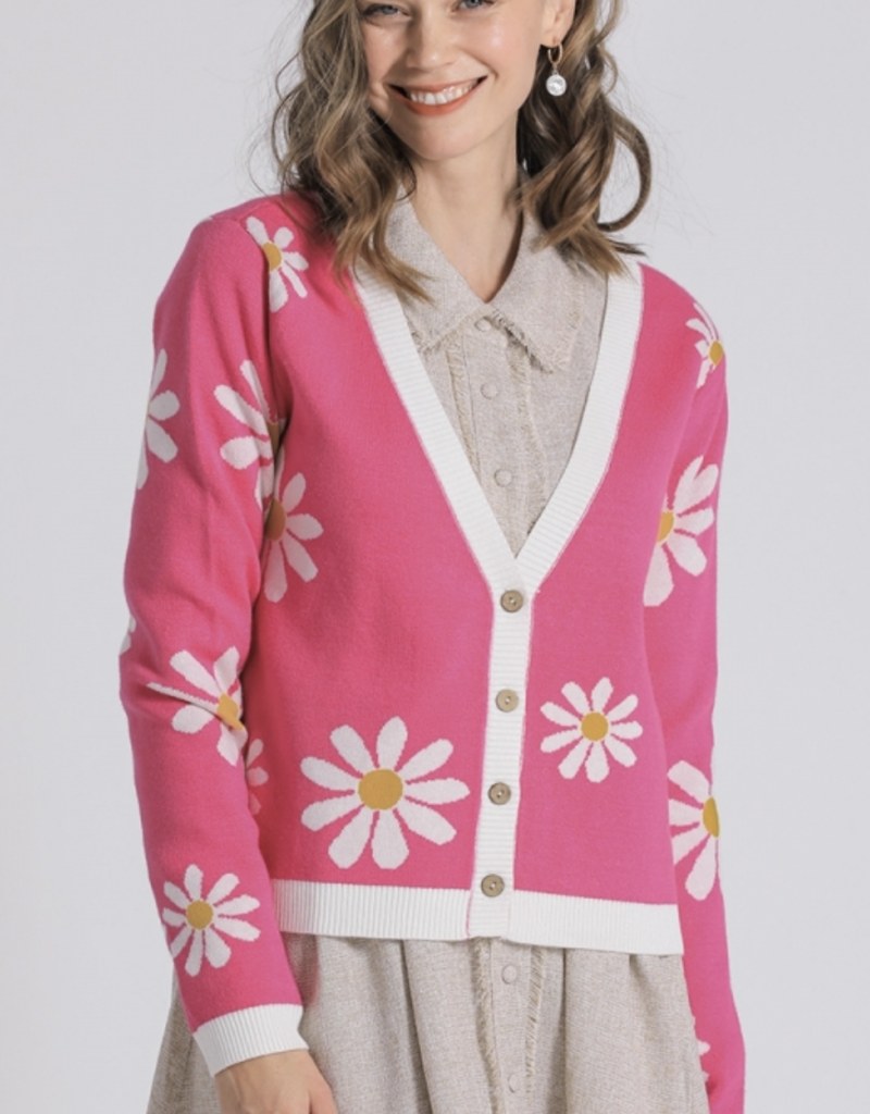 DAISY DAISY SWEATER-PINK