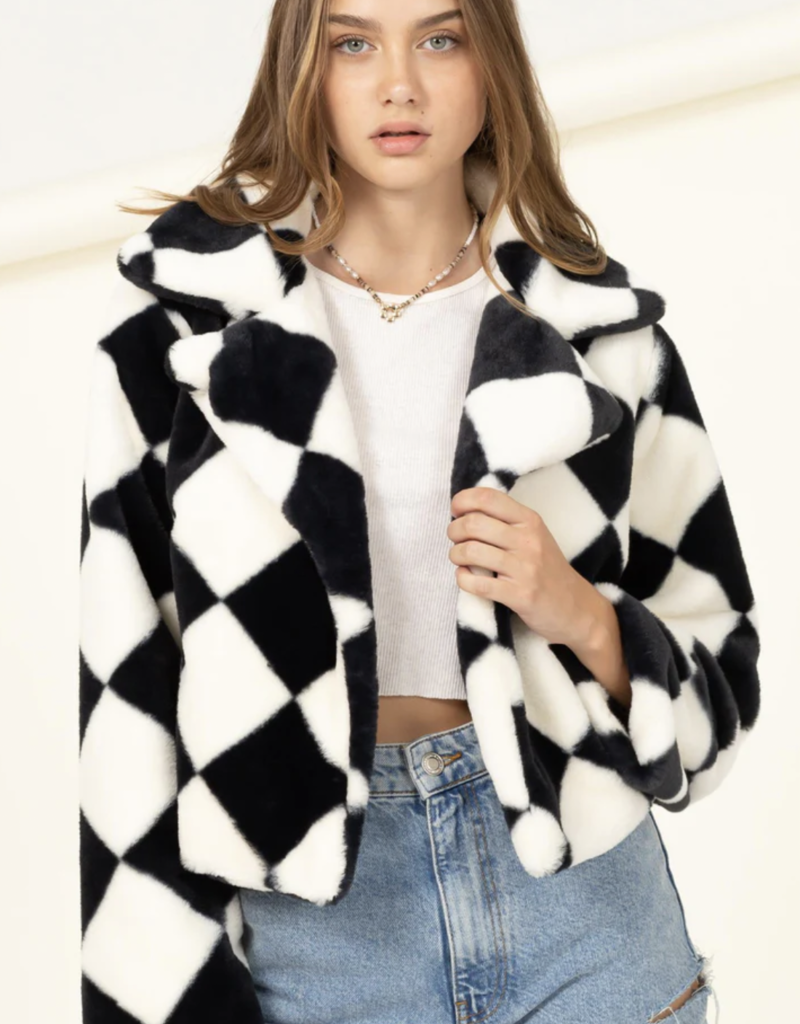 HYFVE HARLEQUEEN JACKET-BLK/WHITE