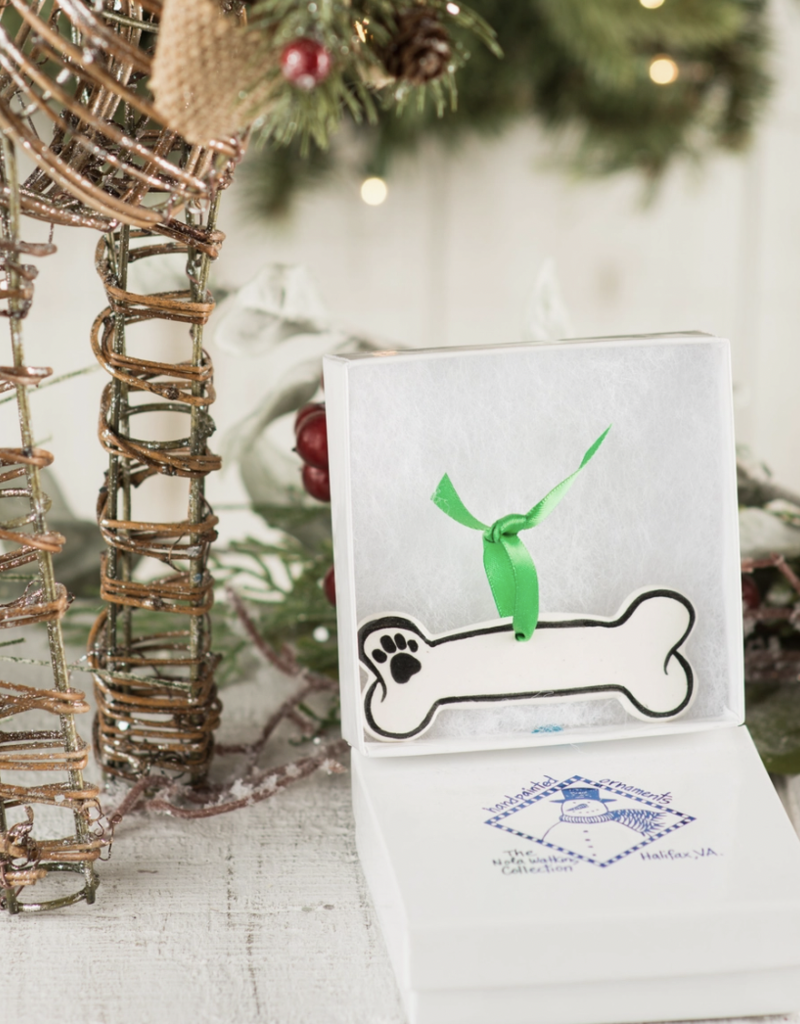 NOLA WATKINS DOG BONE ORNAMENT- PERSONALIZABLE